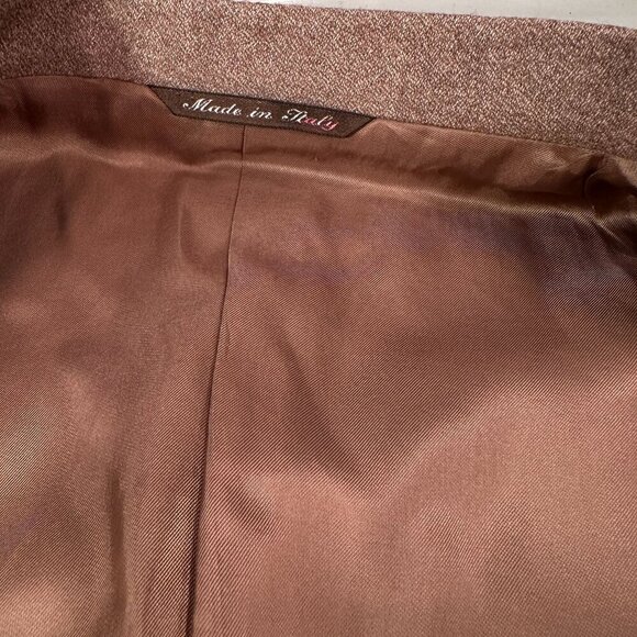 Canali Milano Italy Surreys Wool Single Breasted Blazer Mens Coat Notch 3 Button - Picture 5 of 16